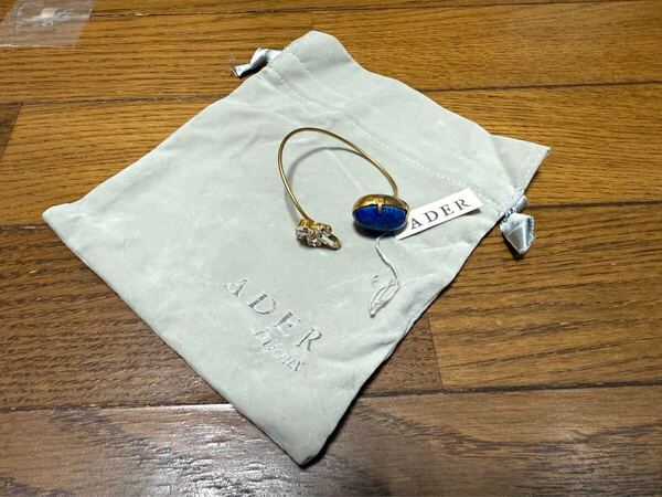 ADER.bijoux アデル ビジュー バングル ワイヤー ブレスレット アクセサリー ヴィンテージ ビンテージ アンティーク オールド 石 ゴールド