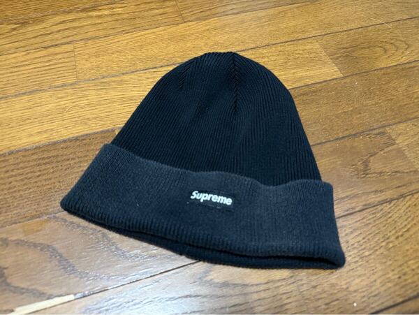 シュプリーム Supreme Solid Beanie ニット帽 ビーニー 帽子 ニットキャップ ボックスロゴ 黒 ブラック 登坂広臣着用 OMI 三代目 3JSB 14SS