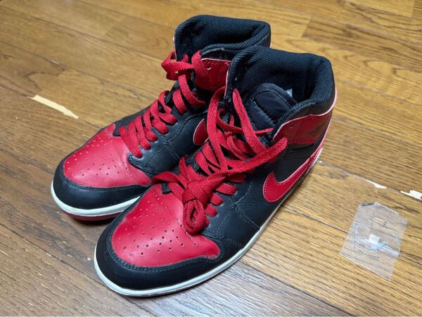 ナイキ NIKE エアジョーダン 1 ハイザリターンボーイズ GIRLS AIR JORDAN 1 HIGH THE RETURN BG BRED ブレッド スニーカー 靴 768862-001