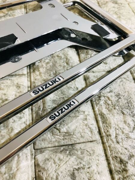 スズキ純正ナンバーフレーム ジムニー アルト スペーシア ラパン ハスラー スティングレー スイフト スペーシア 56