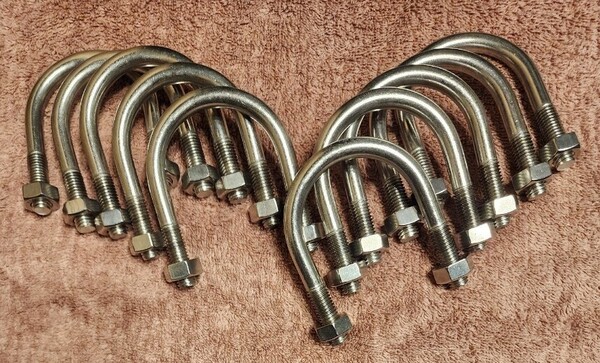 ステンレス製Uボルト M10×40A 10本セット