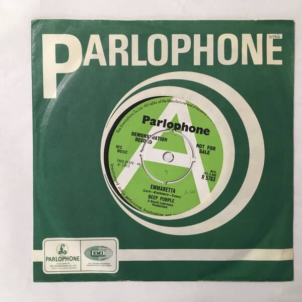 DEEP PURPLE EMMARETTA PROMO UK盤