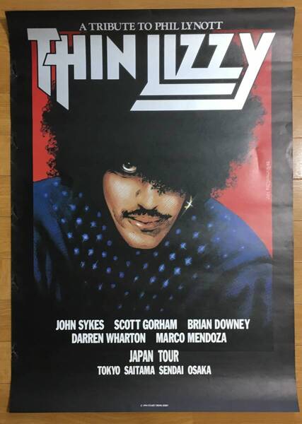 THIN LIZZY A TRIBUTE TO PHIL LYNOTT 1994 JAPAN TOUR PROMO POSTER
