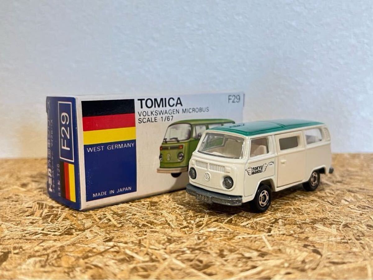 トミカ日本製フォルクスワーゲンパトカーとマイクロバス