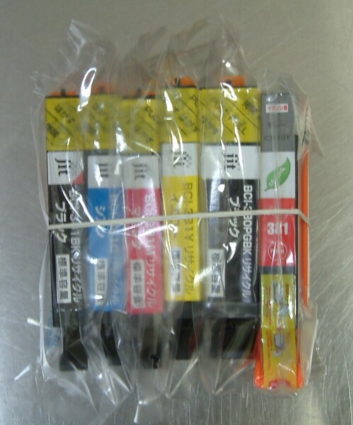 キャノン用 互換インクカートリッジ BCI-381/380 系 6個セット 381bk 381c 381m 381y 380pgbk 381gy