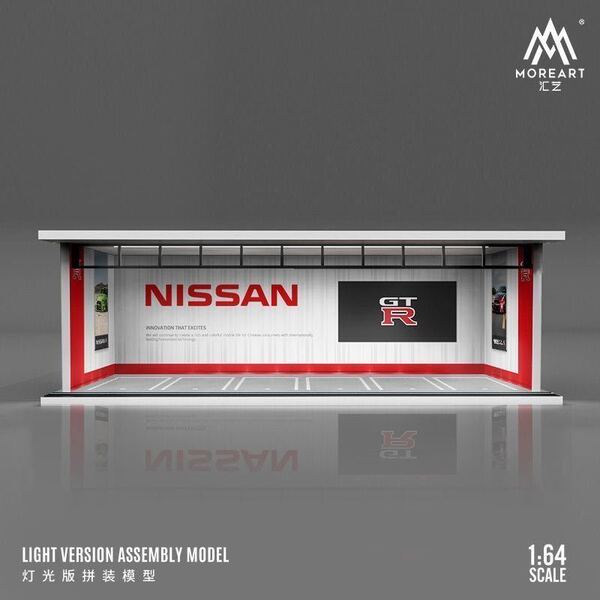 1/64 ガレージ 日産・GTR moreart 模型 ジオラマ ミニカー