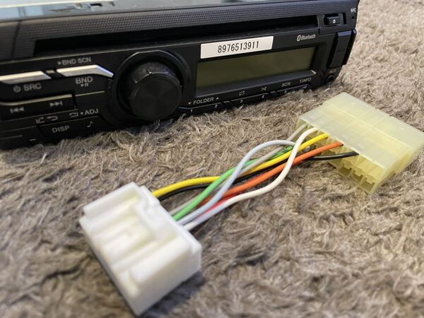 24V CDラジオ いすゞ純正 オーディオ 18ピンから13ピン 変換ハーネスおまけ 新車外し