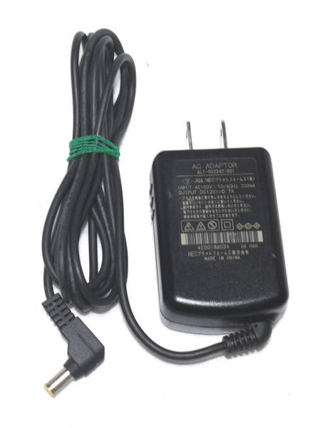 NEC ACアダプター AL1-002242-001 DC12V 0.7A 動作品
