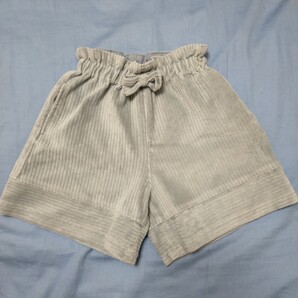 HAKKAKIDS ハッカキッズ 太畝コーデュロイ ハーフパンツ 半ズボン 110cm