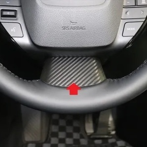 《プリウス60》プリウス60系 ステアリングパネルシート (カーボンシート)