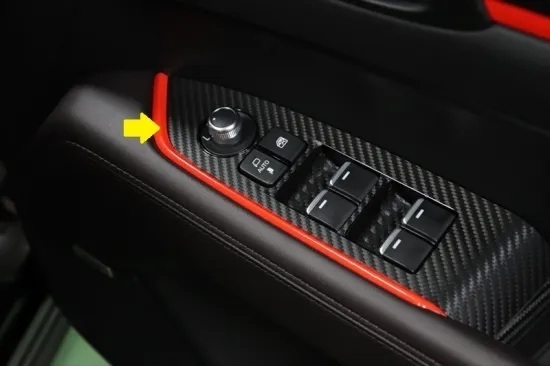 ★【在庫処分・値引き品】CX-5 KF系 パワーウインドウスイッチパネルガーニッシュシート AQUASTYLE Y