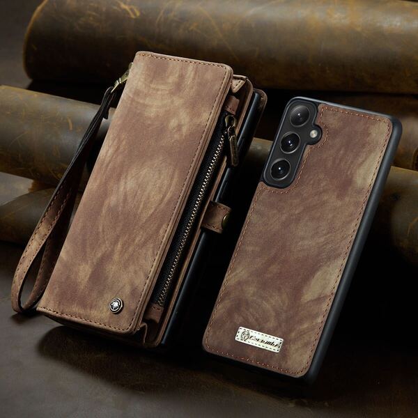 Galaxy S25 レザーケース ギャラクシー s25 ケース galaxy s25 カバー SC-51F SCG31 手帳型 カード収納 お財布付き ブラウン