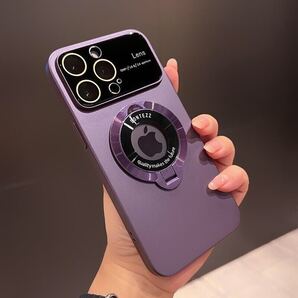 iPhone 16 Pro max ケース アイフォン16 プロ マックス ケース iPhone16 pro max カバー レンズ保護 スタンド付き MagSafe充電 選べる6色 p