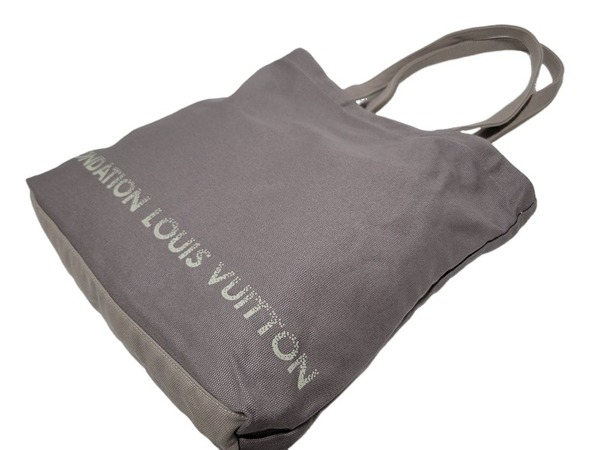 新品 本物 パリ限定!LOUIS VUITTON/ルイ・ヴィトン美術館/トートバッグ/FONDATION LOUIS VUITTON グレー