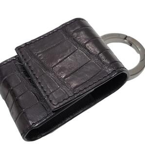 12.7万本物新品 Ermenegildo Zegna エルメネジルド ゼニア 貫禄リッチ感がケタ違い【リアル クロコダイル革】レザーAir Pods Pro ケース