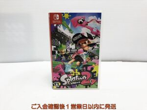 【1円】Switch Splatoon 2 (スプラトゥーン2) ゲームソフト 1A0303-019sy/G1