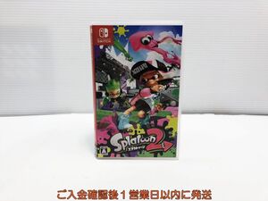【1円】Switch Splatoon 2 (スプラトゥーン2) ゲームソフト 1A0303-020sy/G1