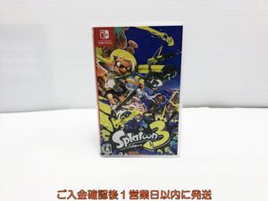 【1円】Switch スプラトゥーン3 ゲームソフト 1A0303-022sy/G1