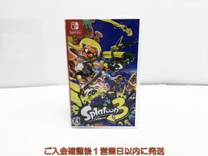 【1円】Switch スプラトゥーン3 ゲームソフト 1A0303-023sy/G1