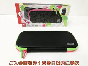【1円】任天堂 Nintendo Switch キャリングケース スプラトゥーン2 エディション ゲーム周辺機器 ケース H05-216kk/F3