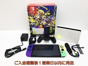 【1円】任天堂 有機ELモデル Nintendo Switch 本体 セット スプラトゥーン3エディション スイッチ 初期化/動作確認済 N05-746yk/G4