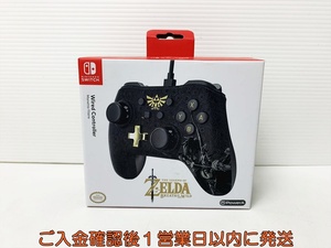 【1円】Switch PowerA コントローラー ゼルダの伝説 ブレス オブ ザ ワイルド 未検品ジャンク ニンテンドースイッチ E02-900rm/F3