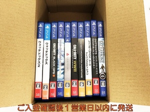【1円】PS4 ソフト まとめ売り セット 未検品ジャンク レインボーシックスシージ バトルフロント ウォッチドッグス 等 F02-101hr/F3