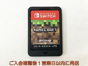 【1円】Switch Minecraft (マインクラフト) ゲームソフト ケースなし スイッチ 1A0424-039kk/G1