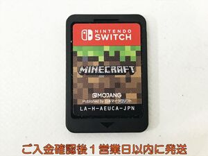 【1円】Switch Minecraft (マインクラフト) ゲームソフト ケースなし スイッチ 1A0424-042kk/G1