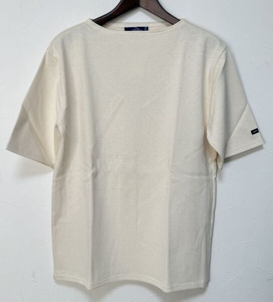 セントジェームス サイズT4 ウエッソン 半袖 無地 バスクシャツ SAINT JAMES エクル 生成 ECRU 03JC1325/1 メンズ レディース ユニセックス