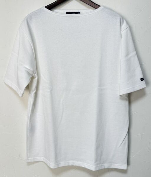 セントジェームス サイズT4 ウエッソン 半袖 無地 バスクシャツ SAINT JAMES ホワイト 白 NEIGE 03JC1325/1 メンズ レディース