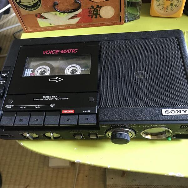 SONY CM5000EVカセットテープレコーダー