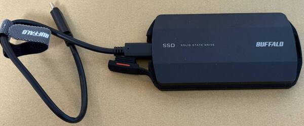 未使用 0時間 バッファロー 外付けSSD SSD-PHP4.0U3BA 4TB
