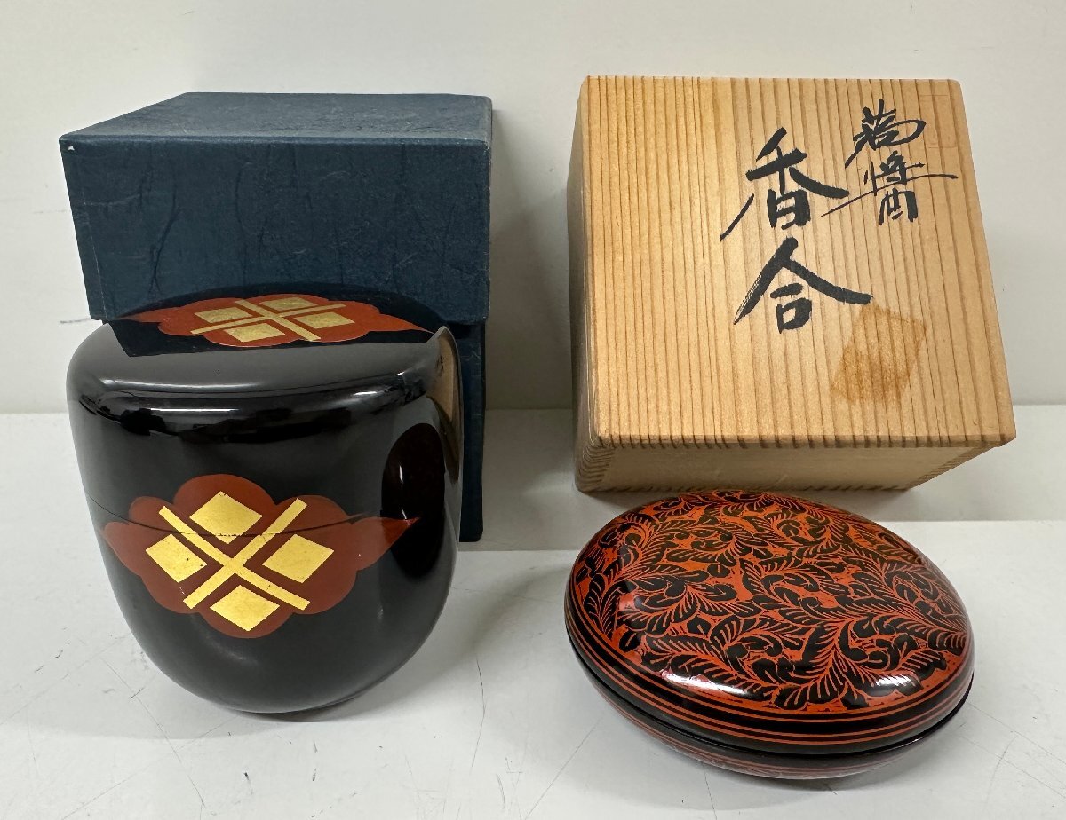 籃胎蒟醬茶箱「春風」 文化遺産オンライン