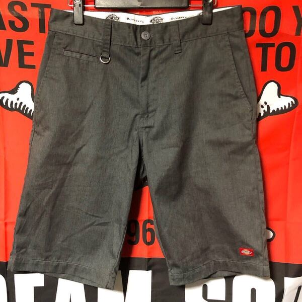 美品 Dickies ショートパンツ グレー M ディッキーズ ハーフパンツ ショーツ