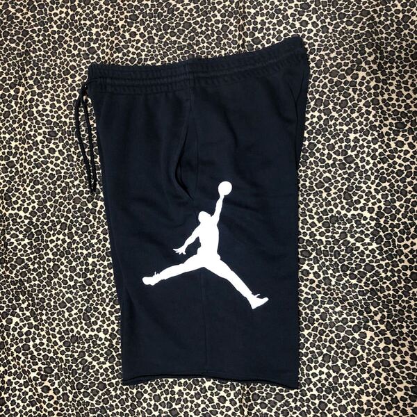 NIKE × AIR JORDAN コラボ スウェット ショートパンツ 黒 Sサイズ ナイキ マイケルジョーダン ジョーダン ジャンプマン ハーフパンツ