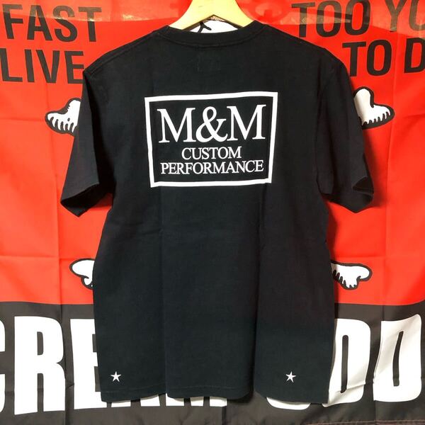M&M CUSTOM PERFORMANCE ポケット Tシャツ Mサイズ 黒 エムアンドエム