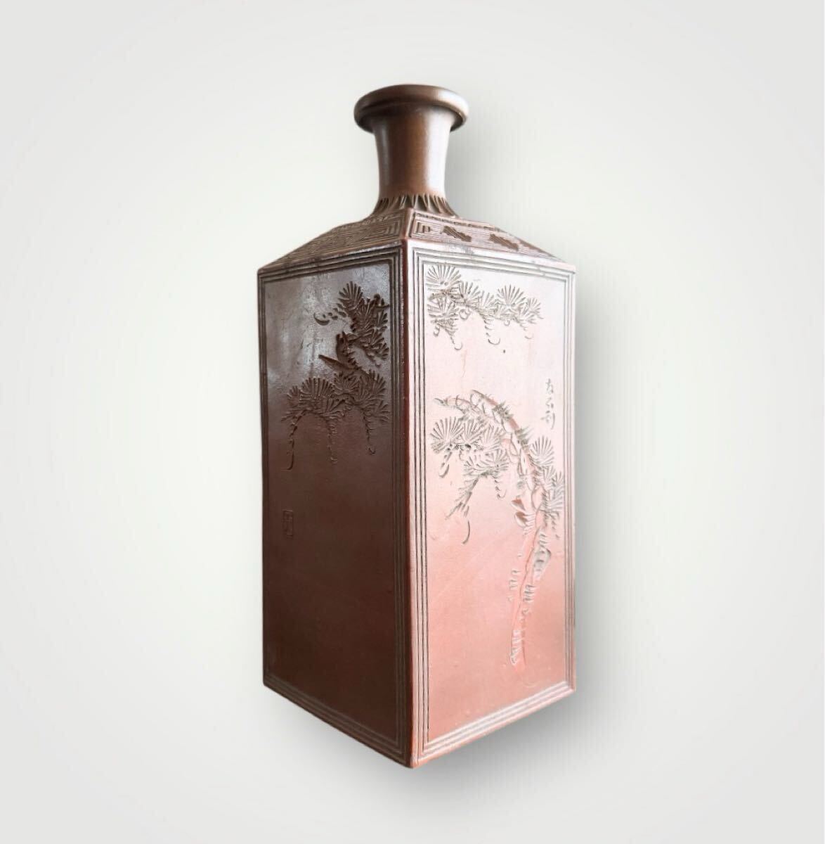 六角徳利 古備前焼 希少 岡山県 工芸品