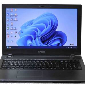 薄型 ★Epson NJ3900E SSD120GB 4th core i5 メモリ-8GB 最新Windows11 15.6インチ office2021 カメラ★最終出品激安 管6671