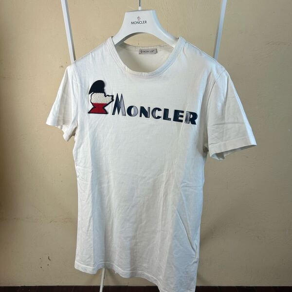 【最安値】MONCLER モンクレール半袖Tシャツ白XS