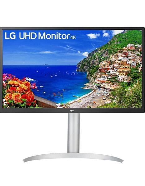 LG 27インチ4Kモニター IPS 27UP550N-W ベゼルレス 非光沢 USB-C給電