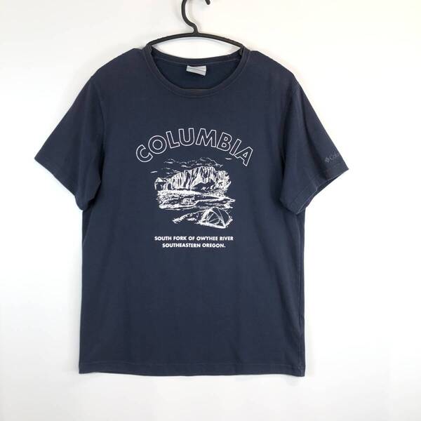 コロンビア Columbia 半袖Tシャツ ダークネイビー Lサイズ PM1897