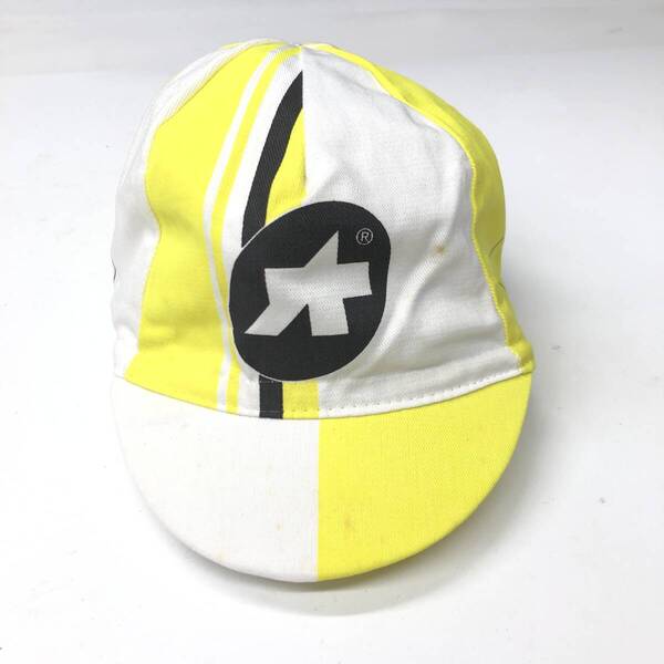 assos アソス サイクルキャップ イエロー ホワイト
