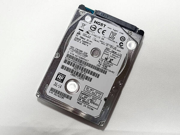 送料無料!【中古】MacOS 10.7.5 Lion入り 2.5inch HDD/320GB HGST(日立)製 追跡可能ネコポス/ゆうパケット発送