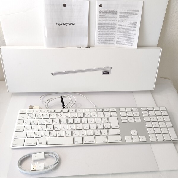 Apple 純正 有線キーボード A1243 美品 アップル Mac テンキー付