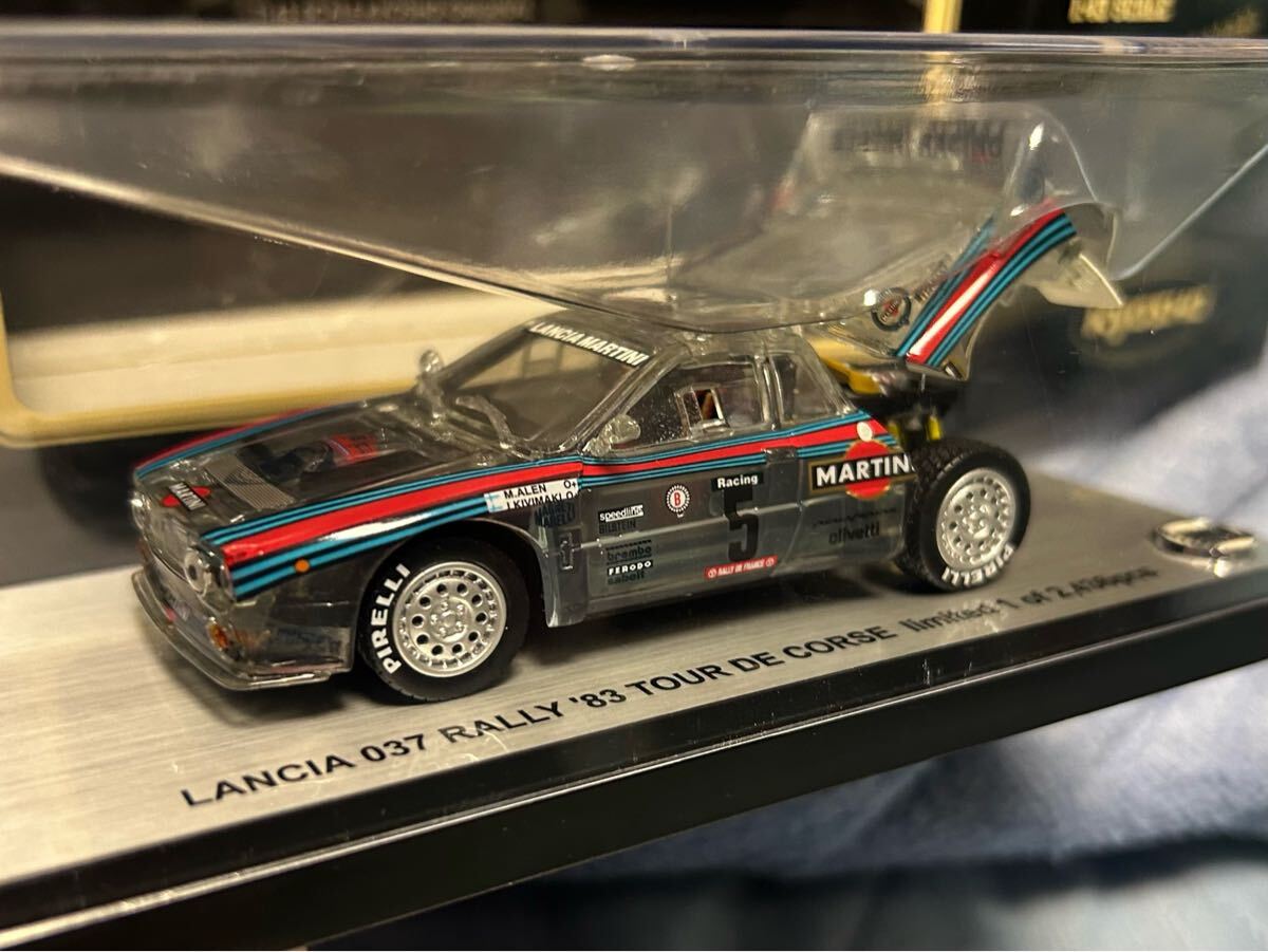 京商 1/43 ランチア 037 ラリー モンテカルロ 優勝車 #1