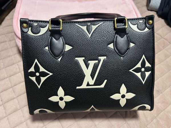 トートバッグ ルイヴィトン アンプラント ハンドバッグ LOUIS VUITTON モノグラム レザー ショルダーバッグ オンザゴーPM