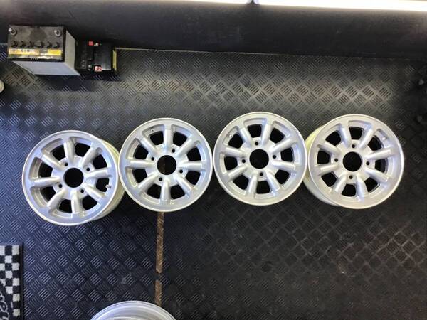 12インチ 5J 4穴 PCD114.3 ワタナベ 4本セット