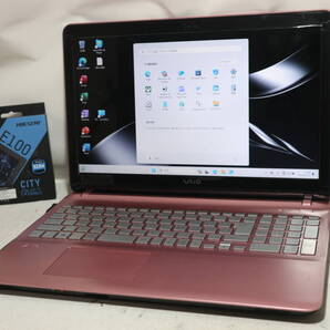 VAIO Fit ★ win 11 ≪ 爆速 仕様 ≫ 新品SSD512GB搭載 /メモリ8G /Cam/WiFi/DVD/Bluetooth/office2024/大迫力サウンド