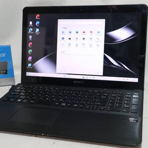 ★ FULL HD VAIO Fit Core i7 ★ タッチパネル★ win 11 ≪ 爆速仕様 ≫メモリ12G /SSD1TB(新品)/WebCam/ WiFi/Blu-ray/office2024